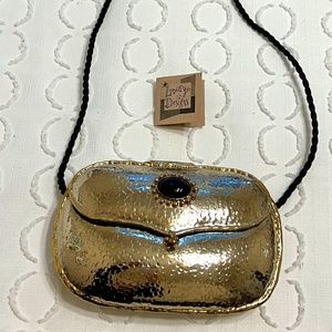 Lunacy Designs Hammered Metal Shoulder/Crossbody Bag